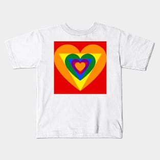 Gay hearts Kids T-Shirt